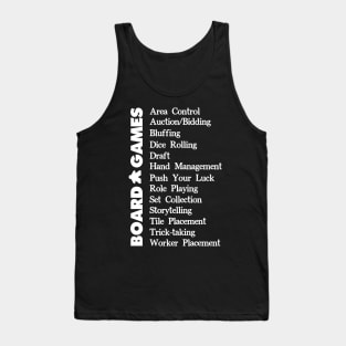 Board Games Mechanics Tank Top